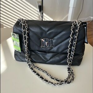 NWT Badgley Mischka Quilting Shoulder Bag